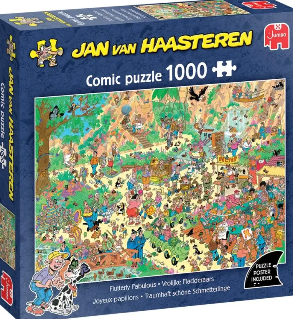 Jumbo puzzel jan van haasteren vrolijke fladderaars 1000st