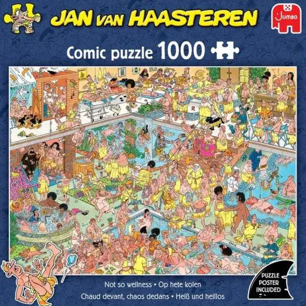 Jumbo puzzel jan van haasteren op hete kolen 1000st