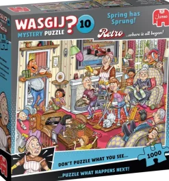 Jumbo puzzel 1000st – wasgij retro mystery 10 – de voorjaars-schoonmaak!