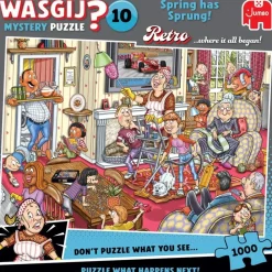 Jumbo puzzel 1000st – wasgij retro mystery 10 – de voorjaars-schoonmaak!