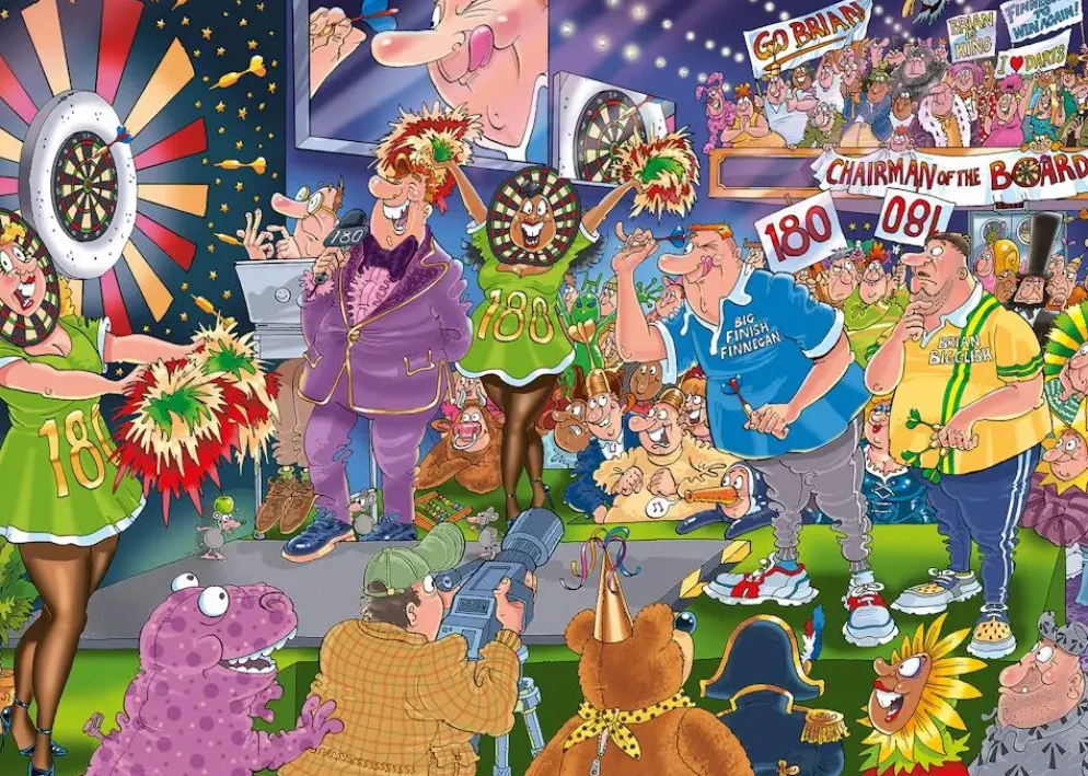 Jumbo puzzel wasgij 30 mystery bullseye 1000st