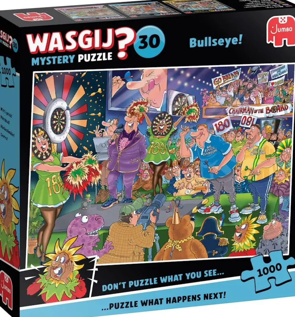 Jumbo puzzel wasgij 30 mystery bullseye 1000st