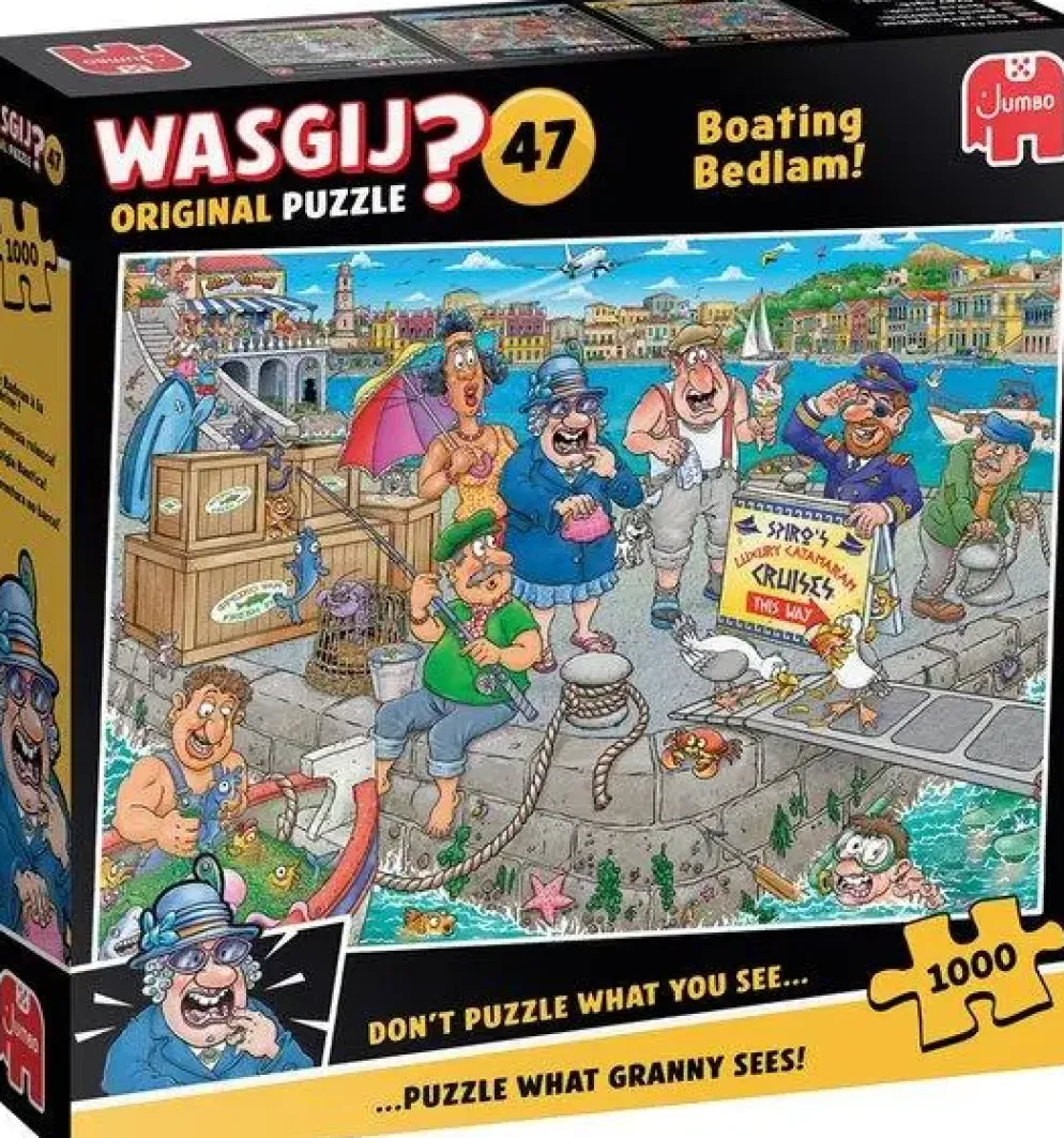 Jumbo puzzel wasgij original 47 de boot in! 1000st