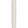 Kandelaar metaal rond 9x28.5cm wit