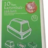 Kattenbakzak pak à 10 stuks, XL 51x20x46 cm