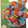 Kattenspeelgoed op kaart fleece pompoen, multicolor.