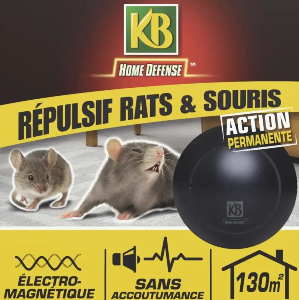 KB Muizenverjager en Rattenverjager Elektromagnetisch 130m²