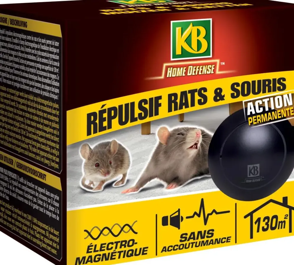 KB Muizenverjager en Rattenverjager Elektromagnetisch 130m²