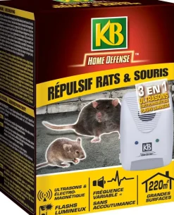 KB Muizenverjager en Rattenverjager 3-in-1 220m²