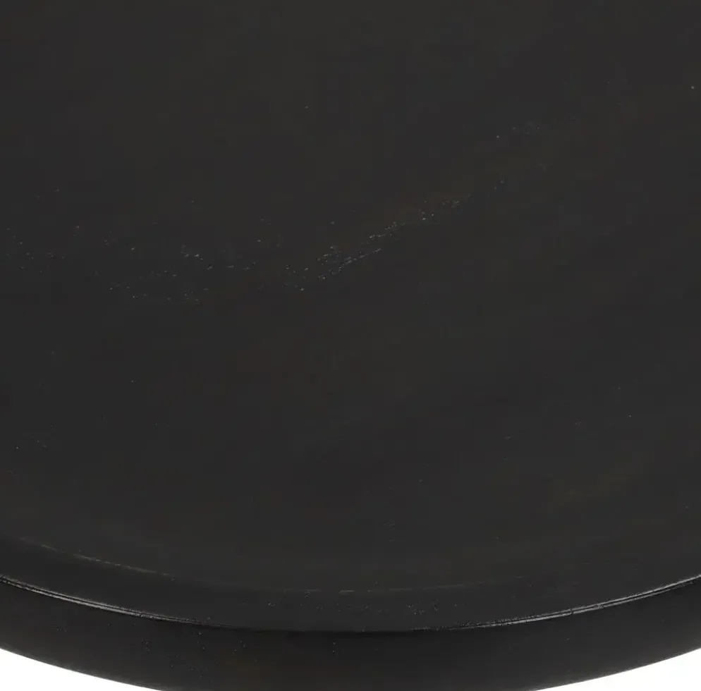 Kersten decoratiebord hout rond 30.5x2.5cm zwart