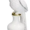 Kersten kandelaar polyresin vogel 15x13x39.5cm goud