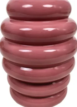Kersten vaas aardewerk deco 28.5x37cm roze