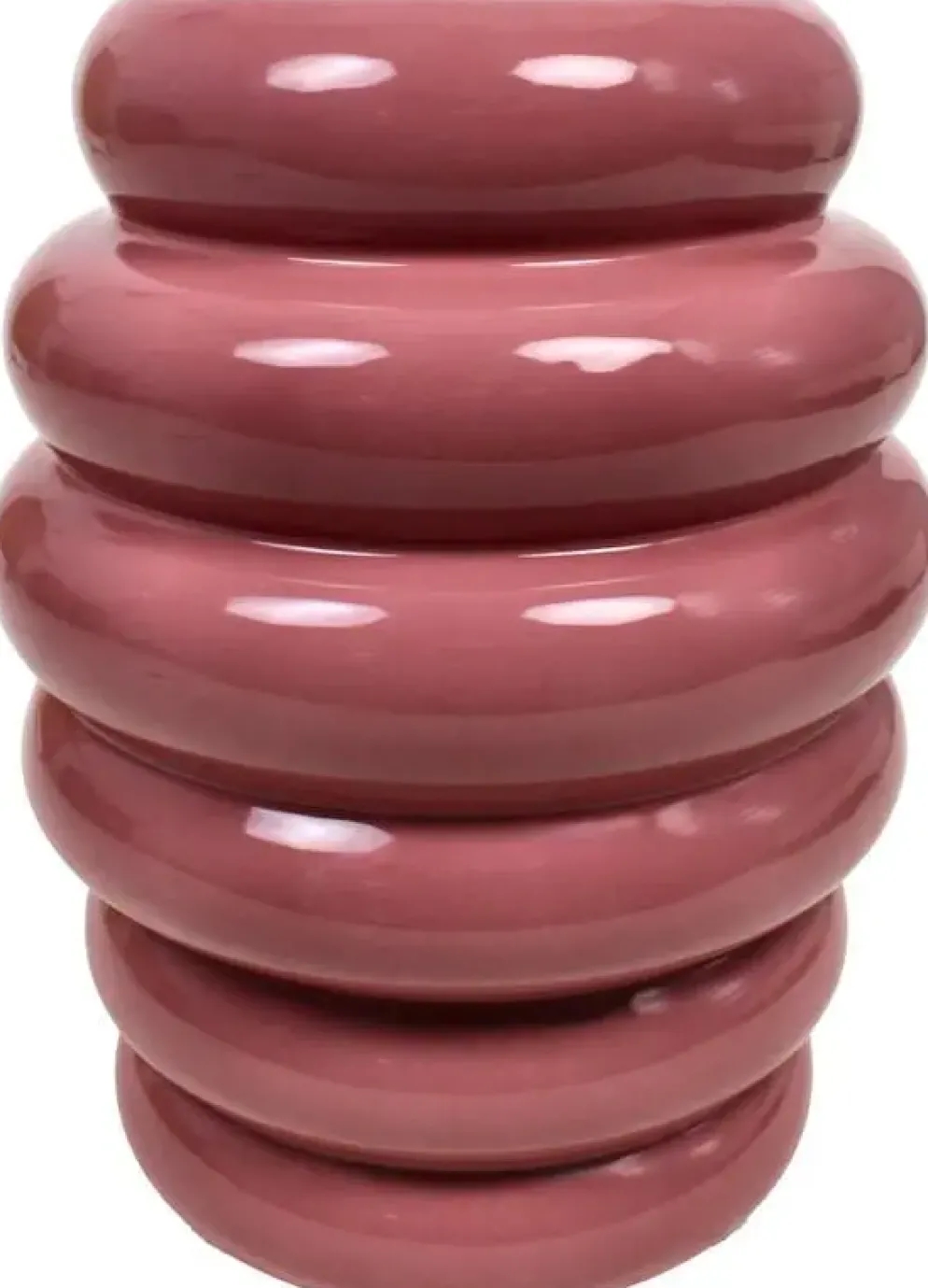Kersten vaas aardewerk deco 28.5x37cm roze