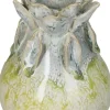 Kersten vaas aardewerk deco 11.5x15cm groen