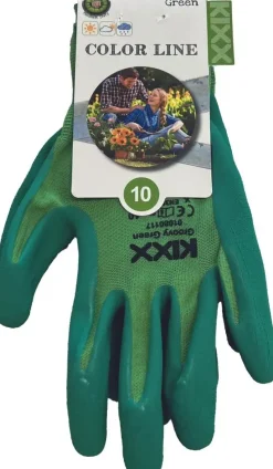 KIXX tuinhandschoen Groovy Green maat 10