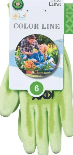 KIXX tuinhandschoen Like Lime maat 7