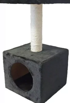 Klimmeubel Diabolo zwart, 57 cm hoog.