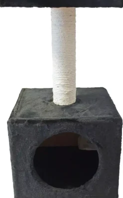 Klimmeubel Diabolo zwart, 57 cm hoog.