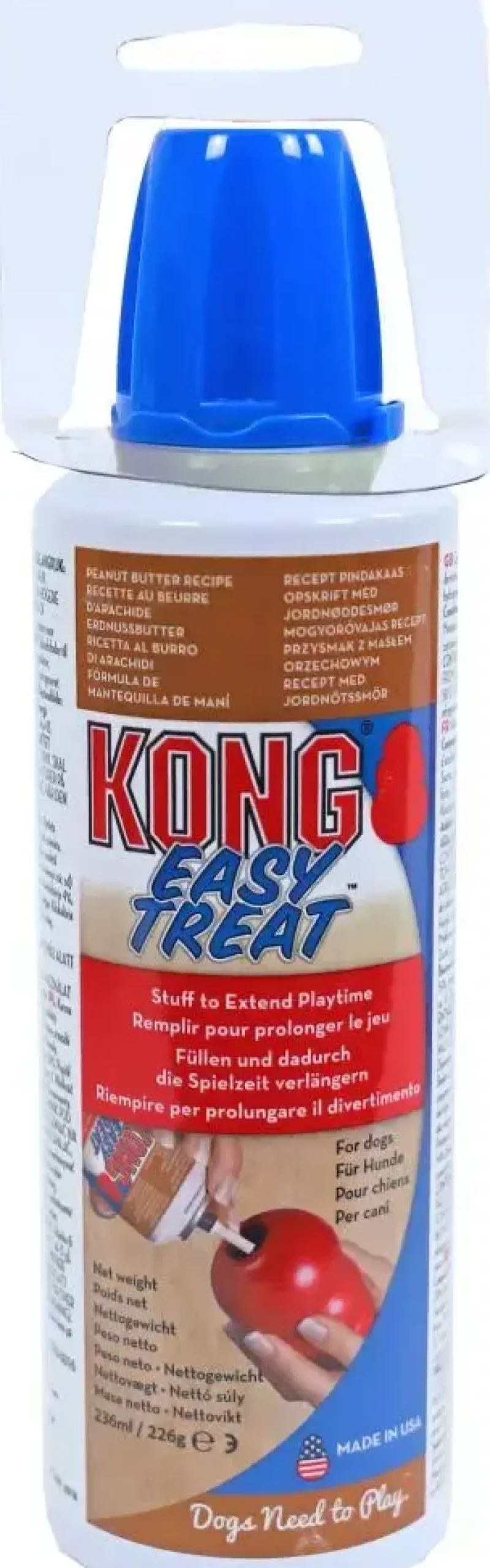 Kong Easy Treat spuitbus, pindakaas pasta