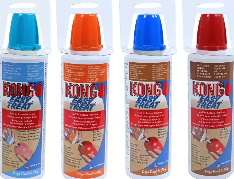 Kong Easy Treat spuitbus, pindakaas pasta