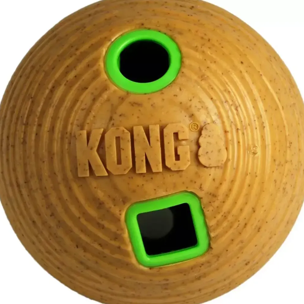 Kong hond Bamboo feeder ball, medium.