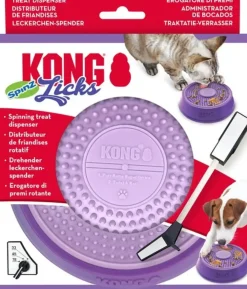 Kong hondenspeelgoed licks spinz s paars