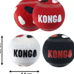 Kong hond sport bal S 3 stuks