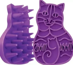Kong kat Zoom Groom rubber kattenborstel.