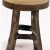 Kruk teak naturel 17x22 cm