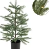 kunstkerstboom met LED op batterij 60cm
