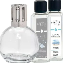 Lampe Berger giftset brander essentielle ronde so neutral & cotton caress 2x250 ml