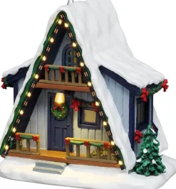 Lemax a-frame rental home verlicht kersthuisje Vail Village 2026