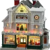 Lemax antique & gift shop verlicht kersthuisje Norman Rockwell 2023