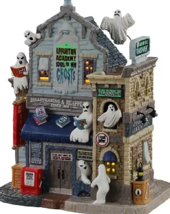 Lemax apparition academy verlicht huisje Spooky Town 2021