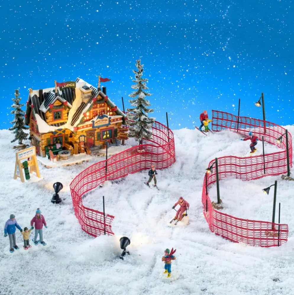 Lemax apres-ski lodge set Vail Village 2025