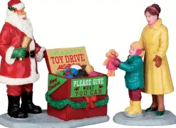 Lemax a season of giving s/2 kerstdorp figuur type 4 Caddington Village 2015