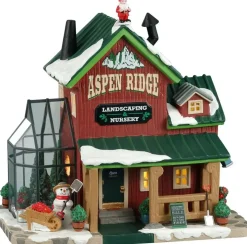 Lemax aspen ridge landscaping & nursery verlicht kersthuisje Vail Village 2022