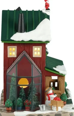 Lemax aspen ridge landscaping & nursery verlicht kersthuisje Vail Village 2022