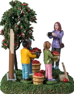 Lemax autumn field trip kerstdorp tafereel Harvest Crossing 2024