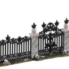 Lemax bat fence gate, set of 5 accessoire Spooky Town 2020