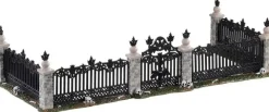 Lemax bat fence gate, set of 5 accessoire Spooky Town 2020