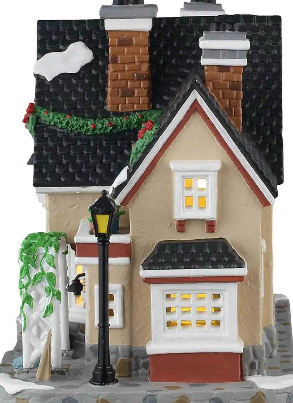Lemax beatrice's garden supply boutique verlicht kersthuisje Caddington Village 2025