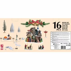 Lemax bighorn peak mountain sports snow gear set Vail Village 2026