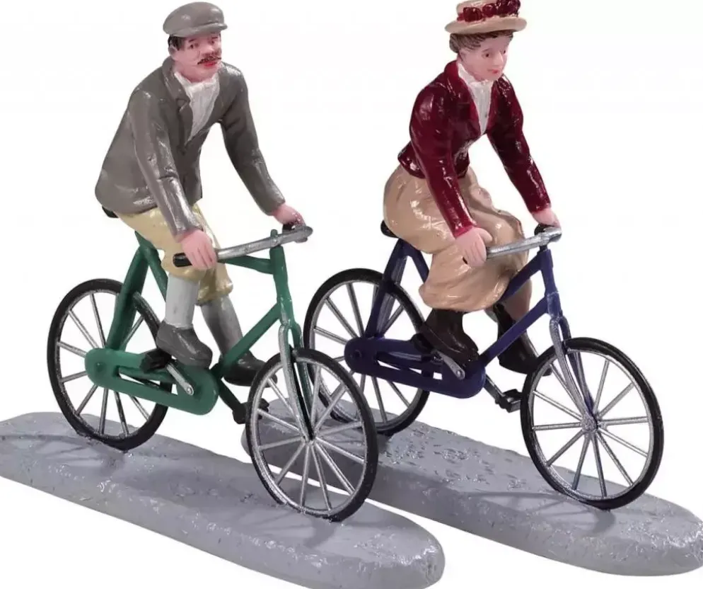 Lemax bike ride date s/2 kerstdorp figuur type 4 2019