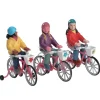 Lemax bike ride s/3 kerstdorp figuur type 3 2017
