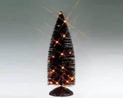 Lemax black bristle tree with orange lights verlichte boom Spooky Town 2025