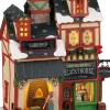 Lemax blackthorne glassworks verlicht kersthuisje Caddington Village 2022
