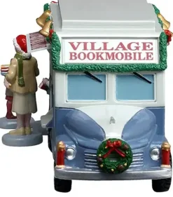 Lemax bookmobile kerstdorp tafereel 2026