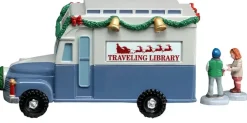 Lemax bookmobile kerstdorp tafereel 2026