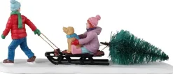 Lemax bringing home our tree kerstdorp tafereel Vail Village 2023